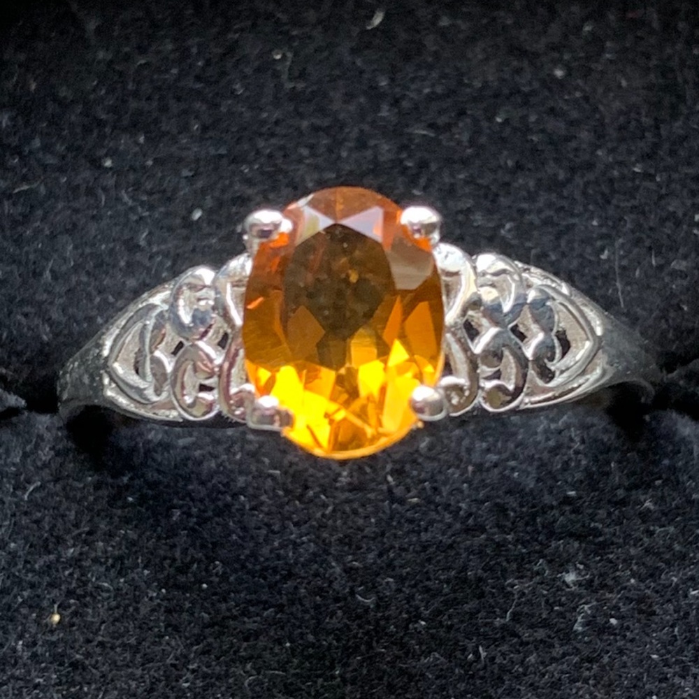 Serra Gaucha Citrine sterling ring